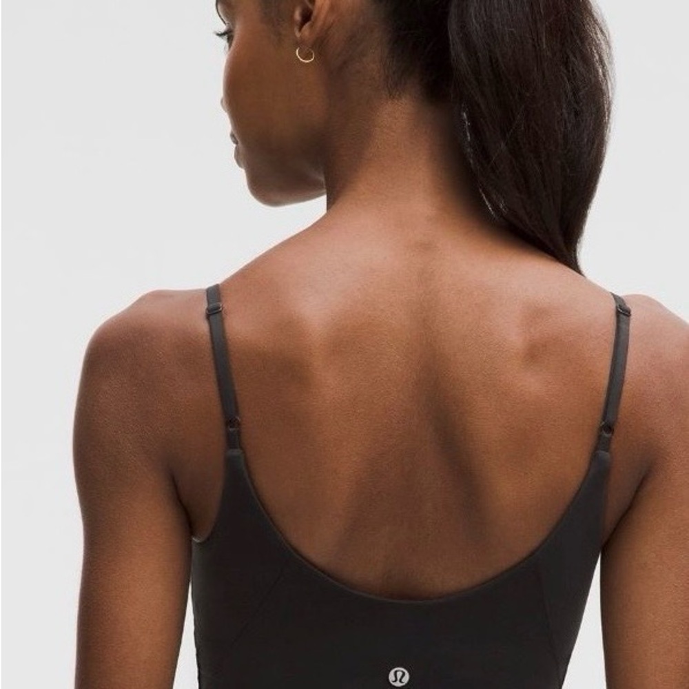 Lululemon Align Black Cropped Cami Tank Top